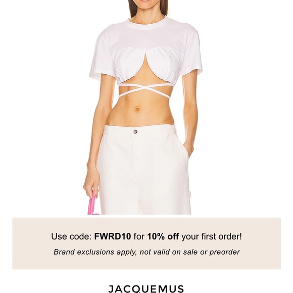 Underwire crop top that string up. - Picture 4 of 4